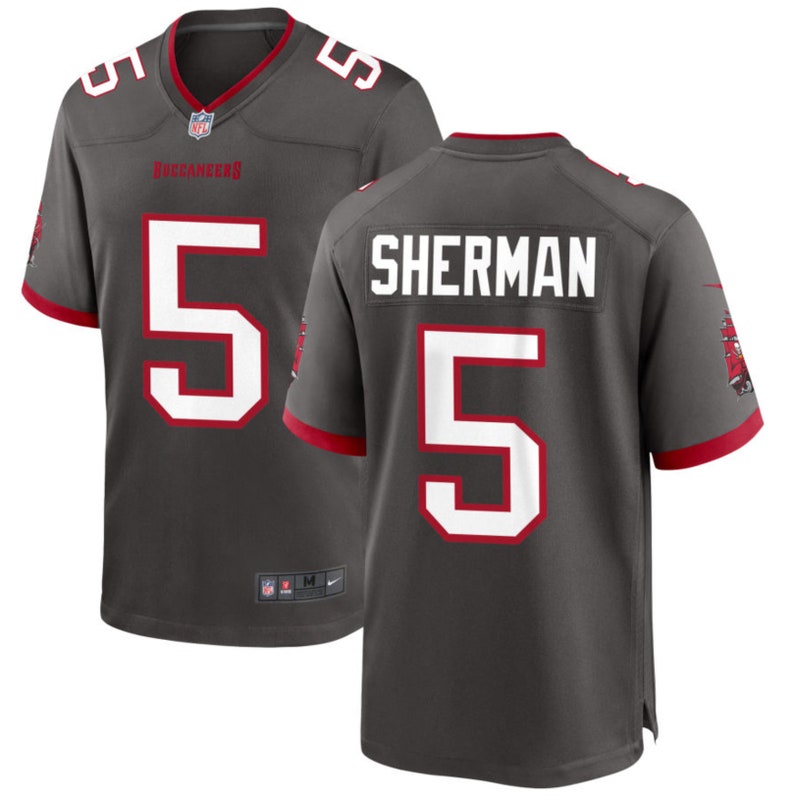 Tampa Bay Buccaneers #5 Sherman Limited Jersey->->