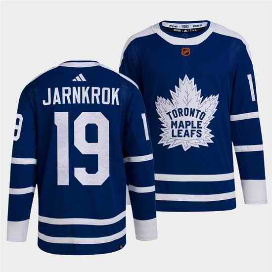 Men Toronto Maple Leafs Black #19 Calle Jarnkrok Blue 2022 Reverse Retro Stitched Jersey->tampa bay lightning->NHL Jersey