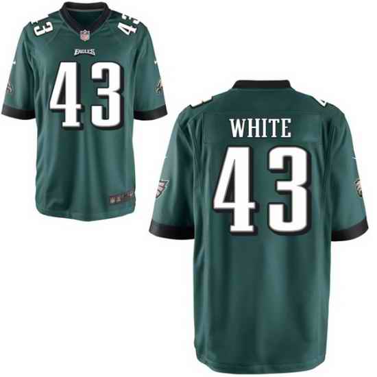 Men Philadelphia Eagles #43 Kyzir White Green Vapor Untouchable Limited Stitched Jersey->women nfl jersey->Women Jersey