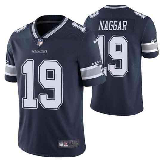 Men Dallas Cowboys #19 Chris Naggar Navy Vapor Limited Stitched Jersey->dallas cowboys->NFL Jersey