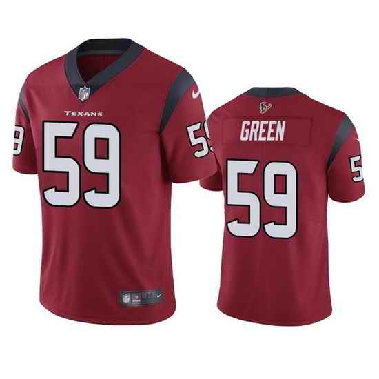 Men Houston Texans #59 Kenyon Green Red Vapor Untouchable Limited Stitched Jersey->green bay packers->NFL Jersey