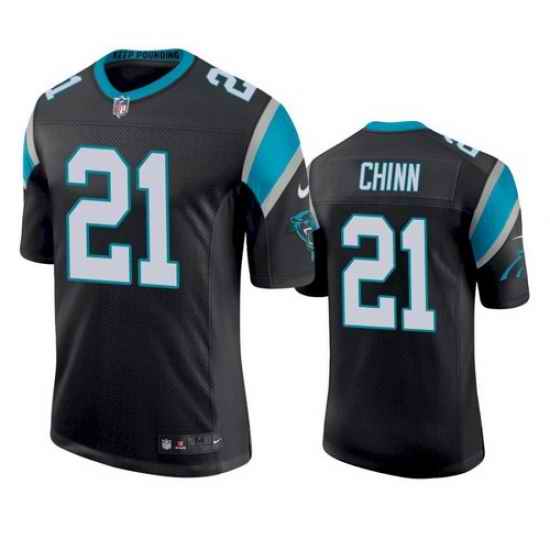 Youth Nike Carolina Panthers #21 Jeremy Chinn Black Alternate Stitched NFL Vapor Untouchable Limited Jersey->youth nfl jersey->Youth Jersey