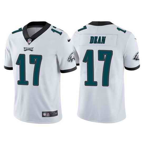 Men Philadelphia Eagles #17 Nakobe Dean White Vapor Untouchable Limited Stitched jersey->philadelphia eagles->NFL Jersey