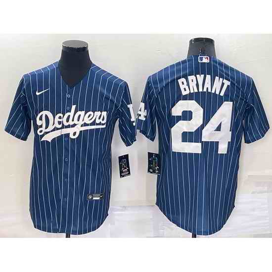 Men Los Angeles Dodgers #24 Kobe Bryant Navy Cool Base Stitched Jersey->los angeles dodgers->MLB Jersey