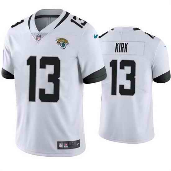 Men Jacksonville Jaguars #13 Christian Kirk White Vapor Untouchable Limited Stitched jersey->kansas city chiefs->NFL Jersey