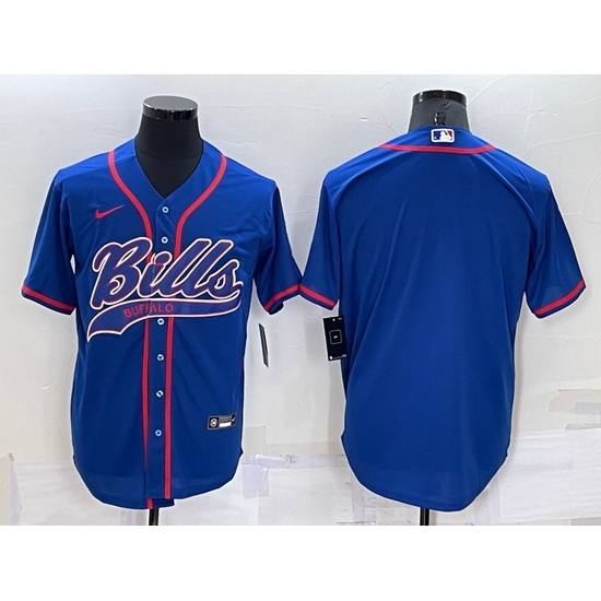 Men Buffalo Bills Blank Royal Cool Base Stitched Baseball Jersey->cleveland browns->NFL Jersey