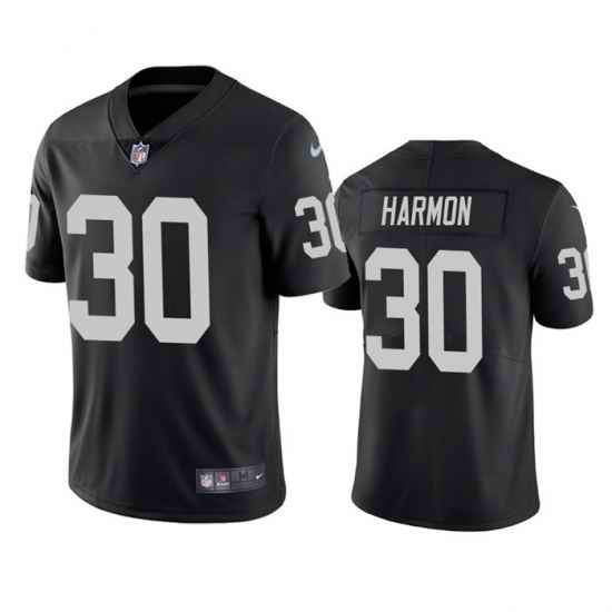 Men's Las Vegas Raiders #30 Duron Harmon Black Vapor Untouchable Limited Stitched Jersey->los angeles chargers->NFL Jersey