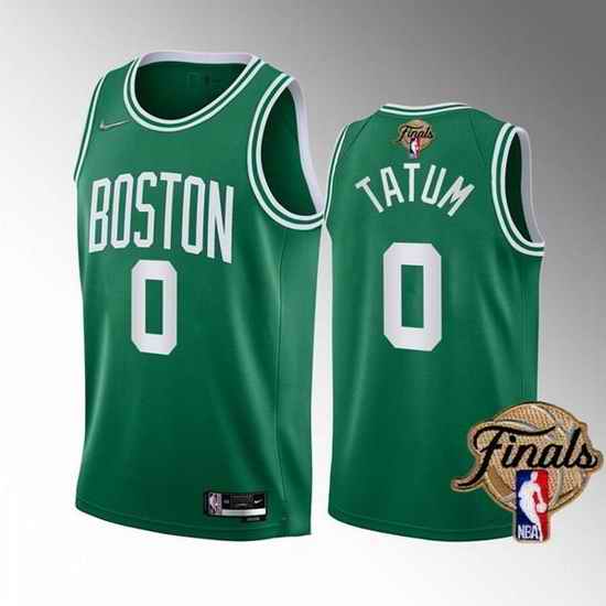 Men Boston Celtics #0 Jayson Tatum 2022 Green NBA Finals Stitched Jersey->golden state warriors->NBA Jersey