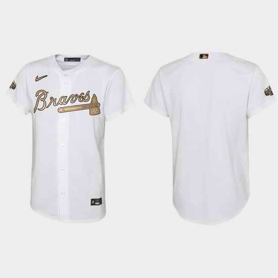 Youth Atlanta Braves 2022 Mlb All Star Game White Jersey->san diego padres->MLB Jersey
