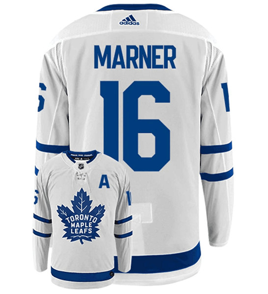 Men's Toronto Maple Leafs #16 Mitchell Marner White Stitched Jersey->tampa bay lightning->NHL Jersey
