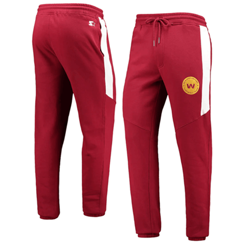 Men's Washington Commanders Starter Red/White Goal Post Fleece Pants->arizona cardinals->NFL Jersey