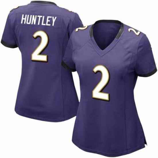 Women Nike Baltimore Ravens #2 Tyler Huntley Purple Vapor Untouchable Limited Jersey->new orleans saints->NFL Jersey