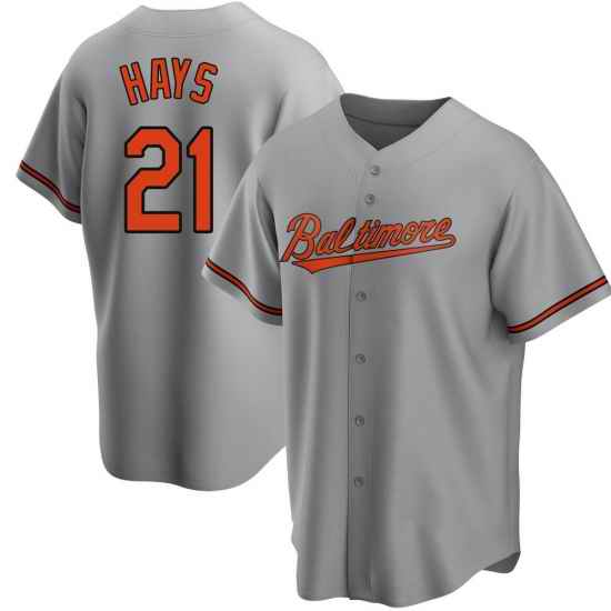 Men Baltimore Orioles #21 Austin Hays Gray Stitched Baseball Jersey->atlanta braves->MLB Jersey