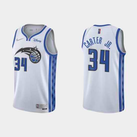 Men Orlando Magic #34 Wendell Carter Jr  White Stitched Swingman Jersey->philadelphia 76ers->NBA Jersey