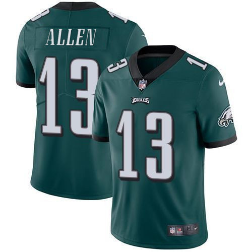 Men's Philadelphia Eagles #13 Devon Allen Green Vapor Untouchable Limited Stitched Jersey->philadelphia eagles->NFL Jersey