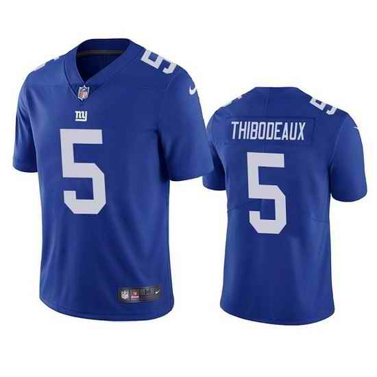 Men New York Giants #5 Kayvon Thibodeaux Blue Vapor Untouchable Limited Stitched jersey->new orleans saints->NFL Jersey