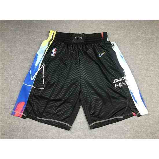 Brooklyn Nets Basketball Shorts 014->nba shorts->NBA Jersey