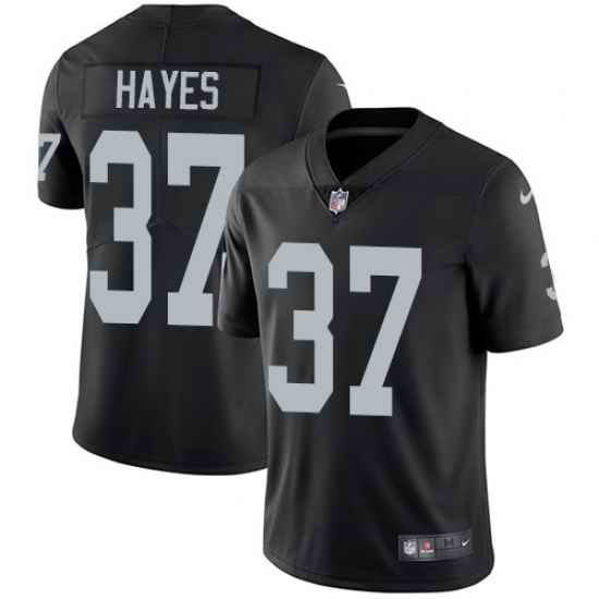 Men Las Vegas Raiders #37 Lester Hayes Black Vapor Limited Stitched Jersey->green bay packers->NFL Jersey