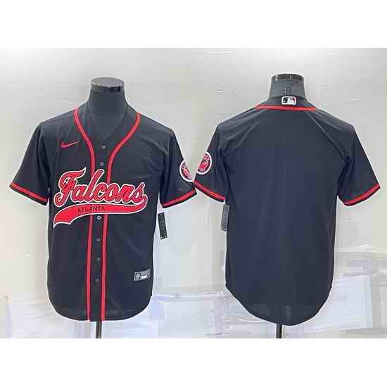 Men Atlanta Falcons Blank Black Cool Base Stitched Baseball Jersey->tampa bay buccaneers->NFL Jersey