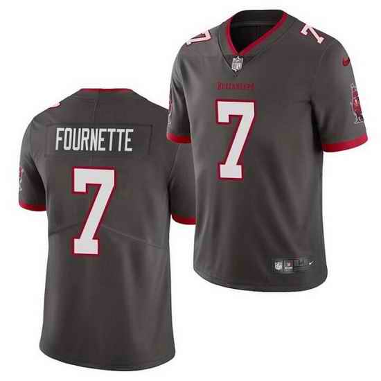 Men Tampa Bay Buccaneers #7 Leonard Fournette Grey Vapor Untouchable Limited Stitched jersey->tampa bay buccaneers->NFL Jersey