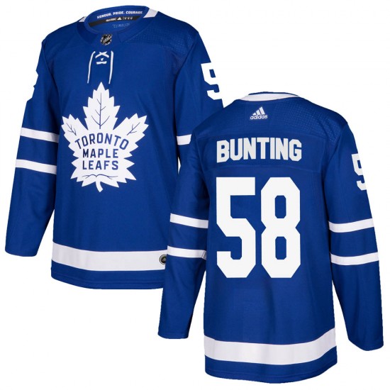 Men's Toronto Maple Leafs #58 Michael Bunting Blue Stitched Jersey->tampa bay lightning->NHL Jersey