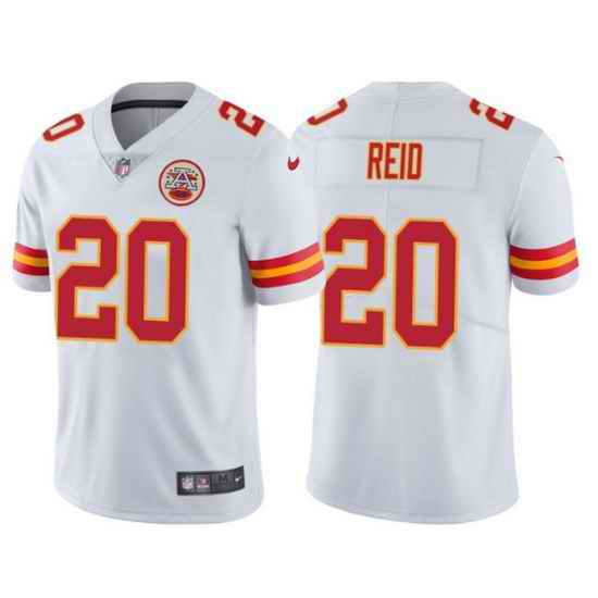 Men Kansas City Chiefs #20 Justin Reid White Vapor Untouchable Limited Stitched Football jersey->las vegas raiders->NFL Jersey
