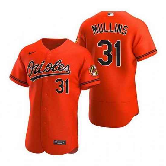 Men Baltimore Orioles #31 Cedric Mullins Orange jersey->boston red sox->MLB Jersey