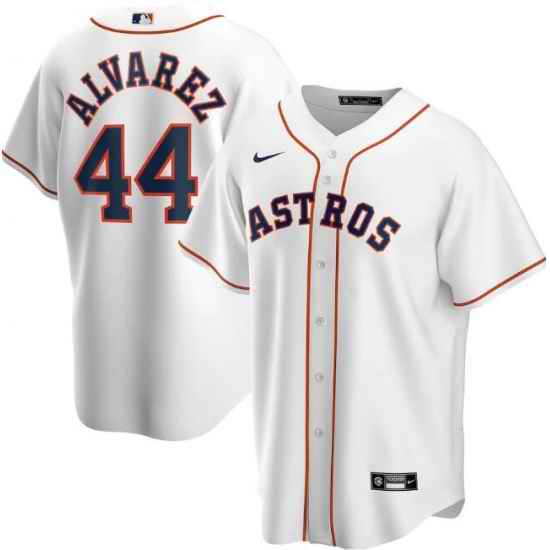 Men's Houston Astros White #44 Yordan Alvarez Cool Base Stitched MLB Jersey->los angeles dodgers->MLB Jersey