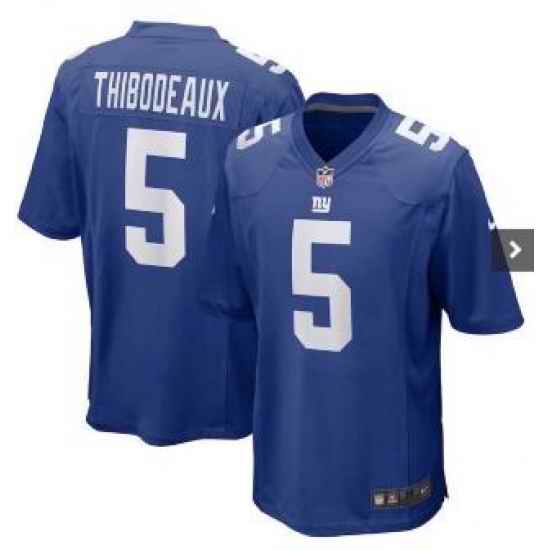 Men's New York Giants #5 Kayvon Thibodeaux Blue Vapor Limited Jersey->women nfl jersey->Women Jersey