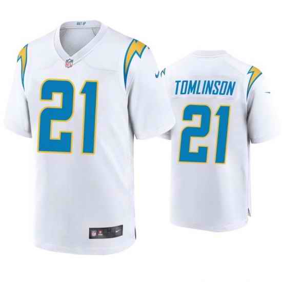 Men Los Angeles Chargers LaDainian Tomlinson White 2020 Vapor Limited Jersey->dallas cowboys->NFL Jersey