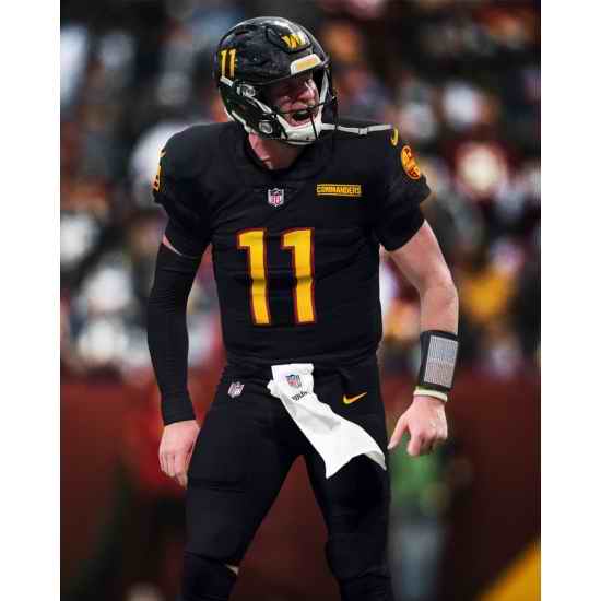 Men Washington Commanders #11 Carson Wentz Black Vapor Elite Stitched jersey->green bay packers->NFL Jersey