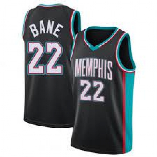 Men Memphis Grizzlies #22 Desmond Bane black 2021 City Edition jersey->boston celtics->NBA Jersey