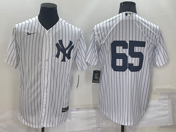 Men's New York Yankees #65 Nestor Cortes White Cool Base Stitched Baseball Jersey->new york yankees->MLB Jersey