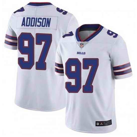 Men Buffalo Bills #97 Mario Addison White Vapor Untouchable Limited Stitched Jersey->dallas cowboys->NFL Jersey