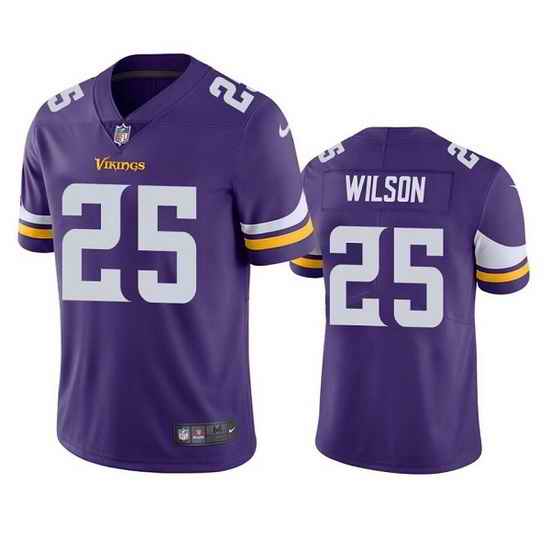 Men Minnesota Vikings #25 Albert Wilson Purple Vapor Untouchable Stitched Jersey->miami dolphins->NFL Jersey