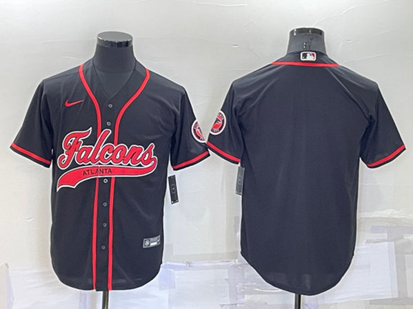Men's Atlanta Falcons Blank Black Cool Base Stitched Baseball Jersey->buffalo bills->NFL Jersey