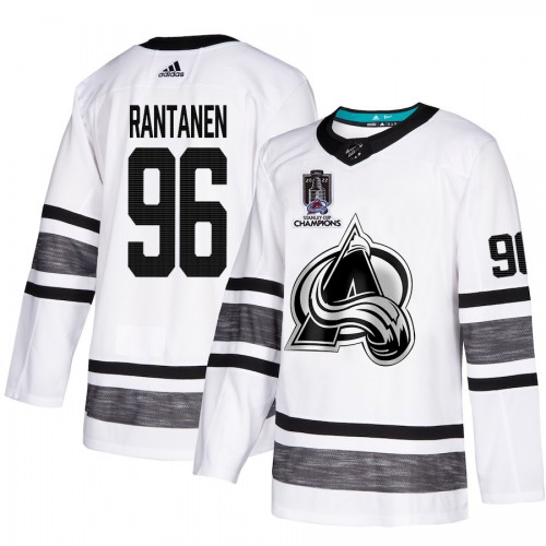 Colorado Colorado Avalanche #96 Mikko Rantanen White 2022 Stanley Cup Champions Authentic All-Star Stitched NHL Jersey Men’s->colorado avalanche->NHL Jersey