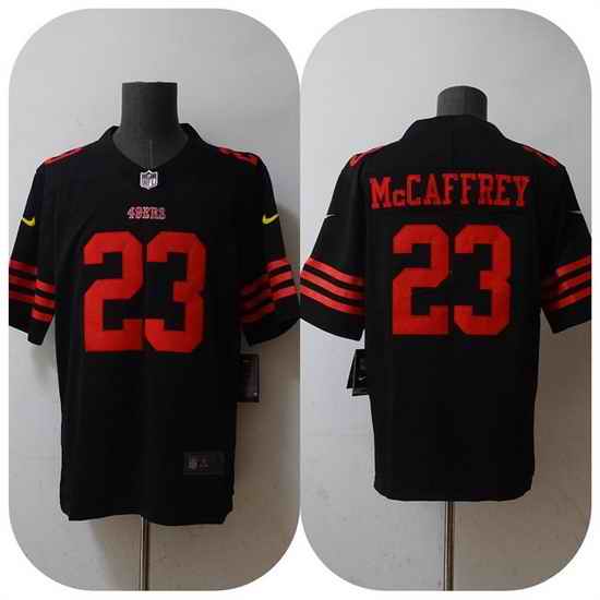 Youth San Francisco 49ers #23 Christian McCaffrey 2022 Black Vapor Untouchable Stitched Jersey->youth nfl jersey->Youth Jersey