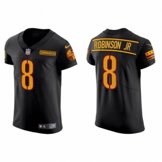 Men Washington Commanders #8 Brian Robinson Jr Black Vapor Limited Stitched Jersey->minnesota vikings->NFL Jersey