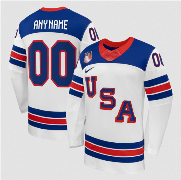 Men%27s USA Active Player Custom White 2026 Stitched Jersey->mlb shorts->MLB Jersey