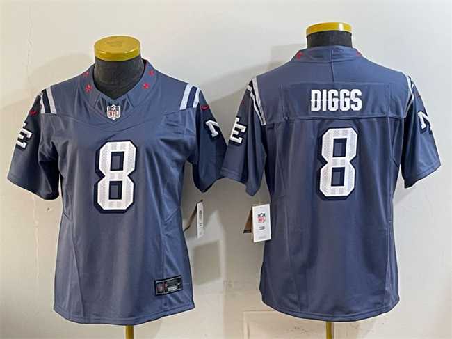 Women%27s New England Patriots #8 Stefon Diggs 2025 %27Rivalries%27 Stitched Jersey->olympics usa jerseys->NHL Jersey