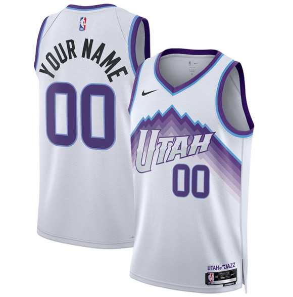 Men%27s Utah Jazz Active Player Custom White 2025 Association Edition Stitched Basketball Jersey->2025 mlb all-star->MLB Jersey