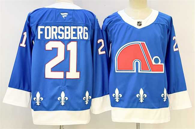 Mens Colorado Avalanche #21 Peter Forsberg Blue 2025 Stitched Jersey->nhl womens jerseys->NHL Jersey