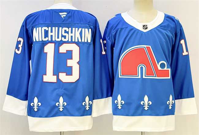Mens Colorado Avalanche #13 Valeri Nichushkin Blue 2025 Stitched Jersey->nhl womens jerseys->NHL Jersey