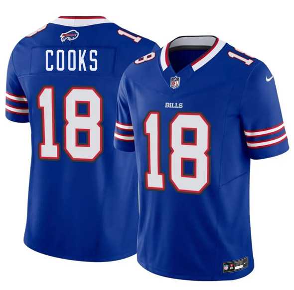 Men%27s Buffalo Bills #18 Brandin Cooks Blue 2025 F.U.S.E. Vapor Untouchable Limited Stitched Jersey Dzhi->nhl womens jerseys->NHL Jersey