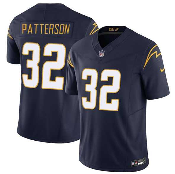 Men%27s Los Angeles Chargers #32 Jaret Patterson Navy 2025 F.U.S.E. Alternate Vapor Limited Stitched Jersey Dzhi->los angeles chargers->NFL Jersey
