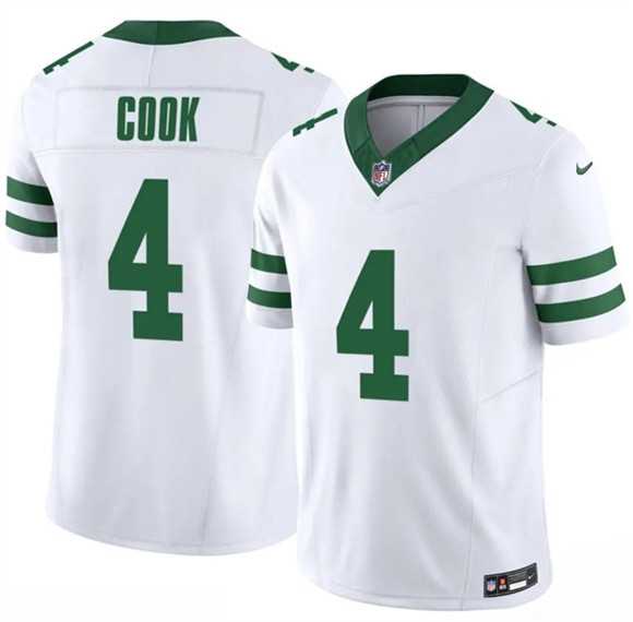 Men%27s New York Jets #4 Brady Cook White 2025 F.U.S.E. Vapor Untouchable Limited Stitched Jersey Dzhi->new york jets->NFL Jersey