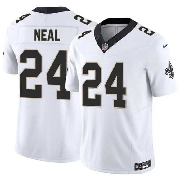 Men%27s New Orleans Saints #24 Devin Neal White 2025 F.U.S.E Vapor Limited Stitched Jersey Dzhi->los angeles chargers->NFL Jersey