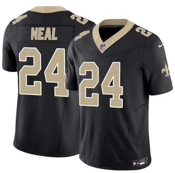 Men%27s New Orleans Saints #24 Devin Neal Black 2025 F.U.S.E Vapor Limited Stitched Jersey Dzhi->los angeles chargers->NFL Jersey
