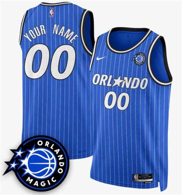 Men%27s Orlando Magic Active Player Custom Royal 2025 New Generation of Magic Stitched Basketball Jersey->customized nba jersey->Custom Jersey